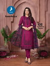 Kaushalya By Kaya Roman Top With Bottom Dupatta Bulk Orders In India